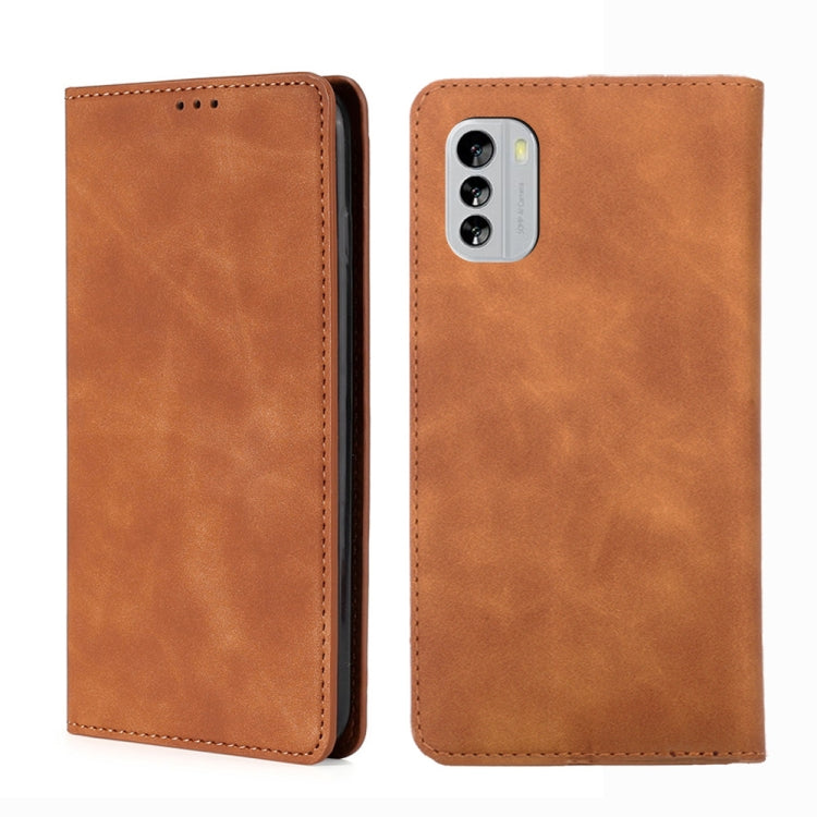 For Nokia G60 5G Skin Feel Magnetic Horizontal Flip Leather Phone Case