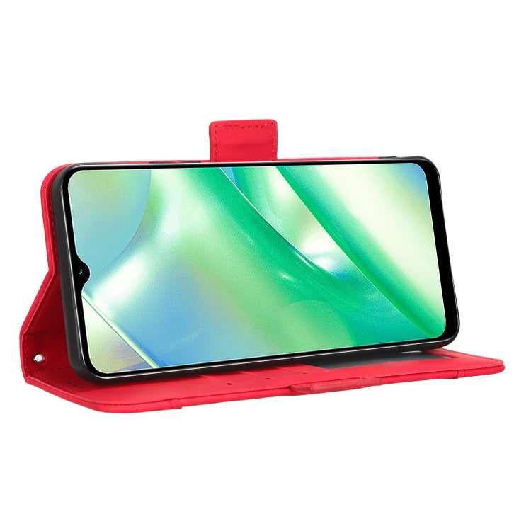 For Realme C33 4G Skin Feel Calf Texture Card Slots Leather Phone Case