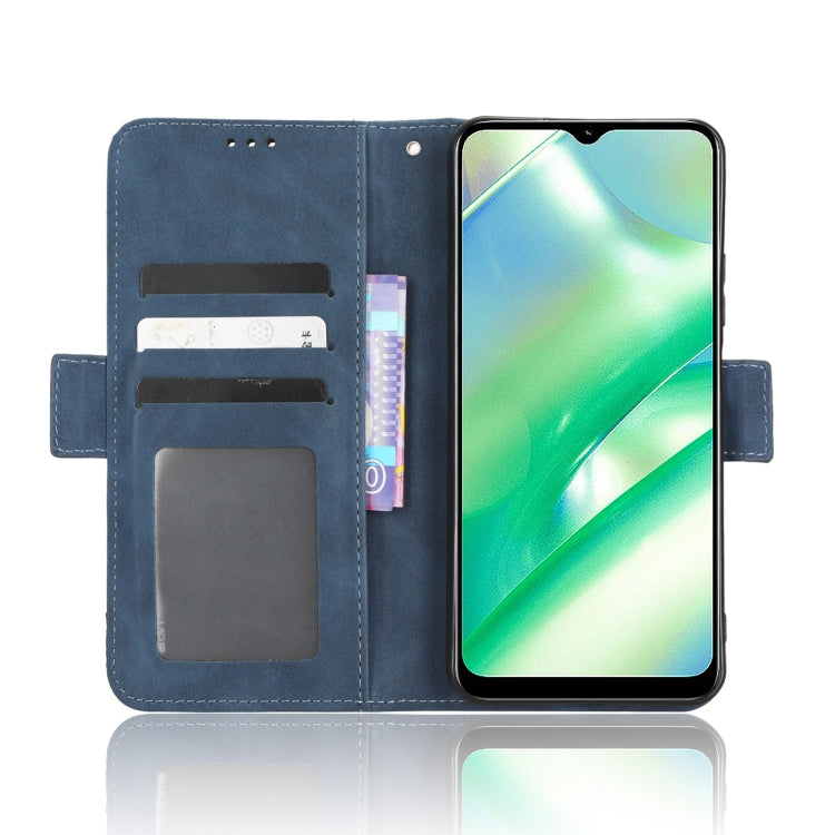 For Realme C33 4G Skin Feel Calf Texture Card Slots Leather Phone Case