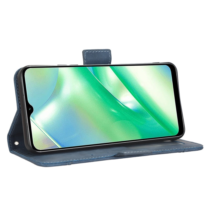 For Realme C33 4G Skin Feel Calf Texture Card Slots Leather Phone Case