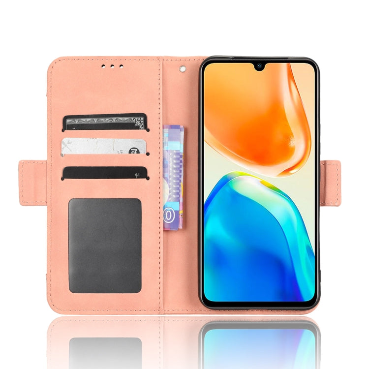 For vivo V25 5G /  X80 Lite Skin Feel Calf Texture Card Slots Leather Phone Case