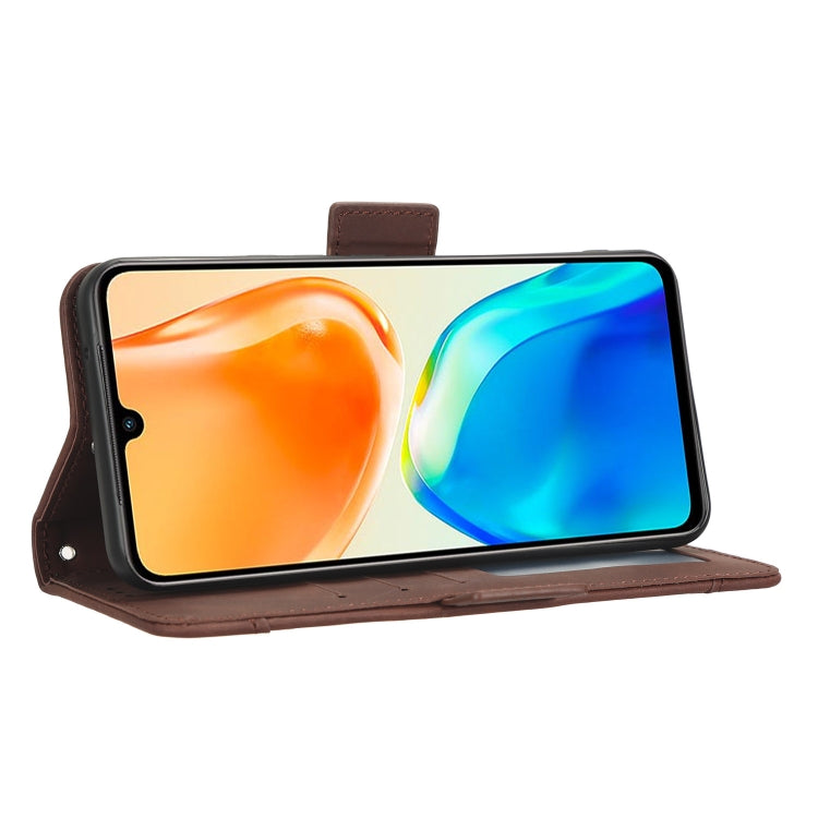 For vivo V25 5G /  X80 Lite Skin Feel Calf Texture Card Slots Leather Phone Case