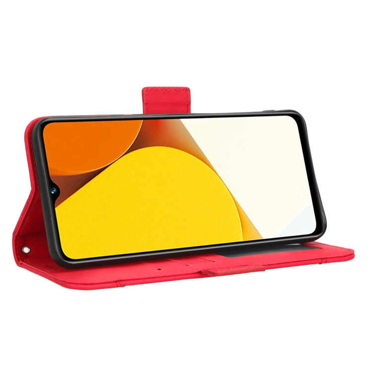 For vivo Y35 4G / Y22s 4G / Y22 4G 2022 Skin Feel Calf Texture Card Slots Leather Phone Case