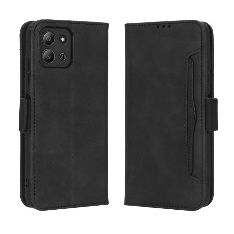For Infinix Hot 11 2022 X675 Skin Feel Calf Texture Card Slots Leather Phone Case