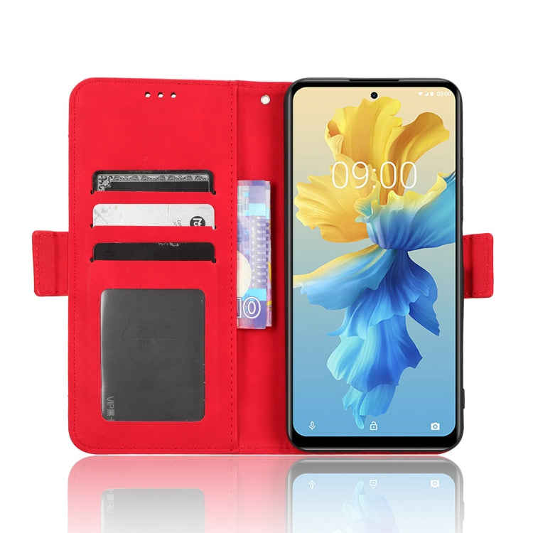 For Infinix Hot 11 2022 X675 Skin Feel Calf Texture Card Slots Leather Phone Case