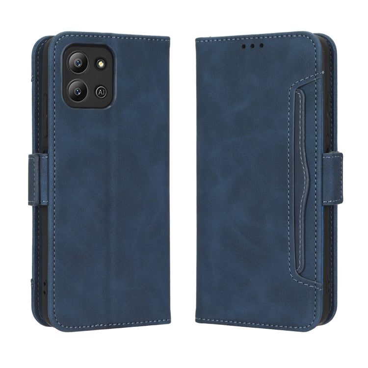 For Infinix Hot 11 2022 X675 Skin Feel Calf Texture Card Slots Leather Phone Case