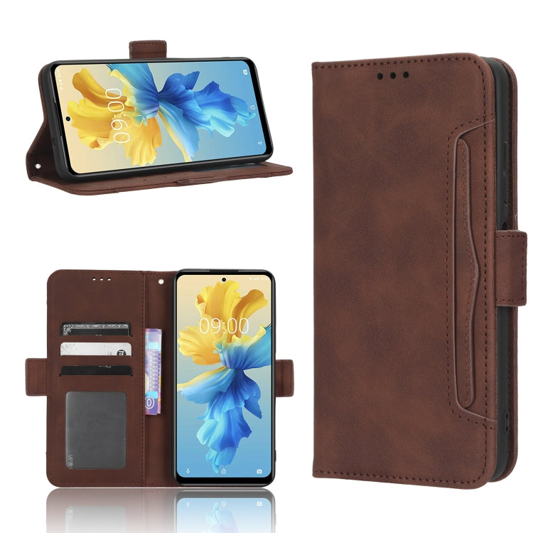 For Infinix Hot 11 2022 X675 Skin Feel Calf Texture Card Slots Leather Phone Case