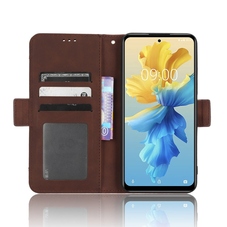 For Infinix Hot 11 2022 X675 Skin Feel Calf Texture Card Slots Leather Phone Case