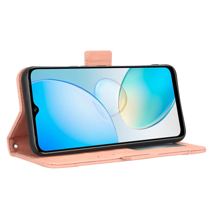 For Infinix Hot 12 Pro X668C Skin Feel Calf Texture Card Slots Leather Phone Case