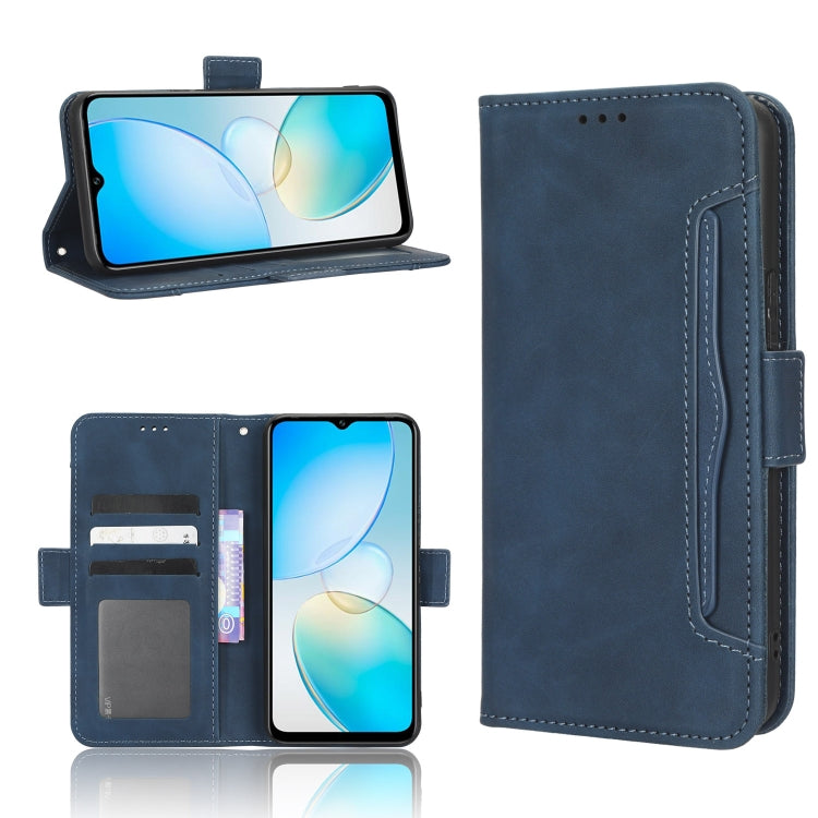 For Infinix Hot 12 Pro X668C Skin Feel Calf Texture Card Slots Leather Phone Case