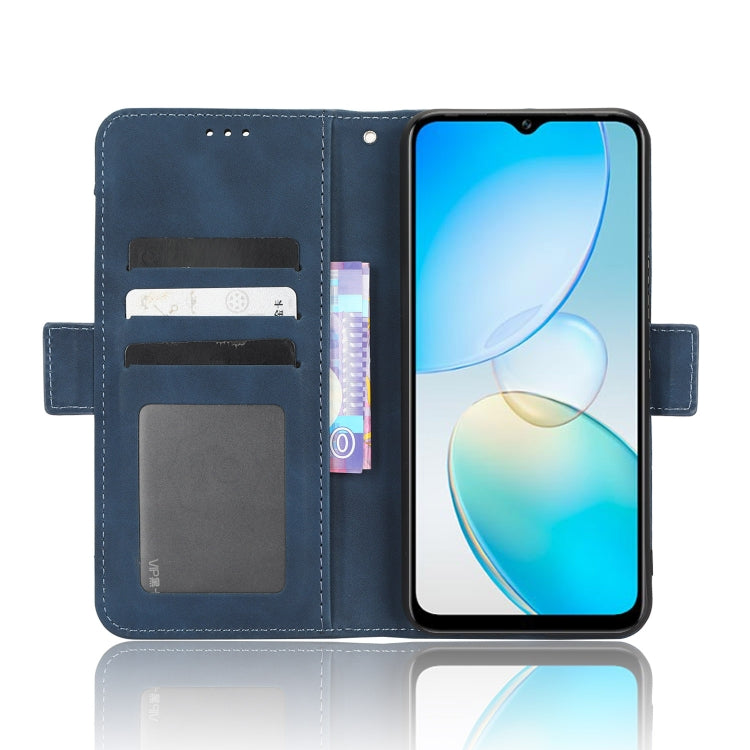For Infinix Hot 12 Pro X668C Skin Feel Calf Texture Card Slots Leather Phone Case