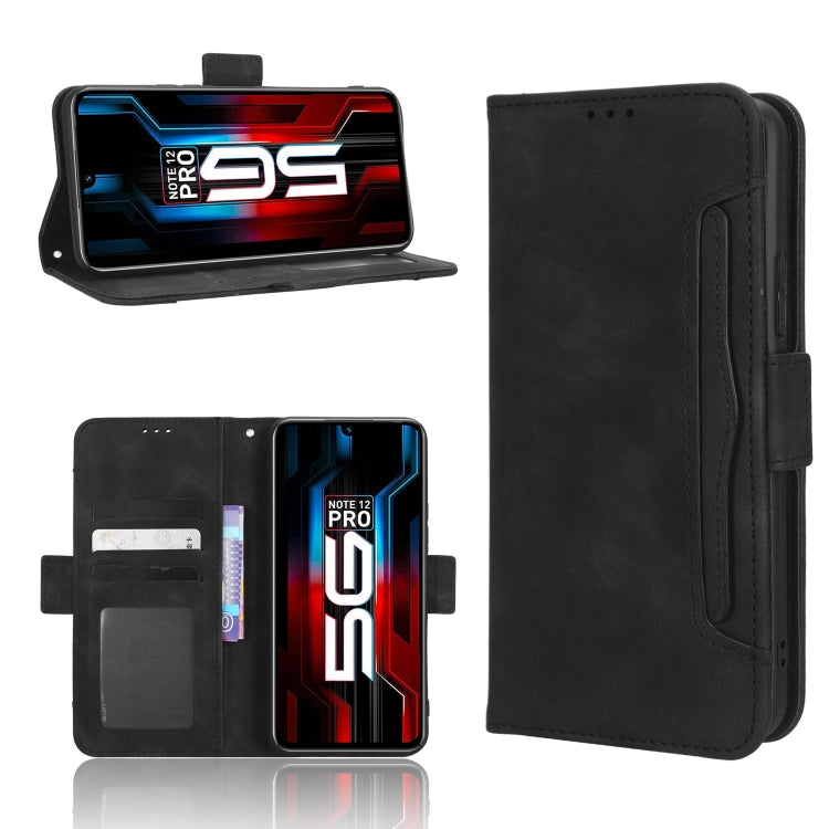 For Infinix Note 12 5G / Note 12 Pro 5G Skin Feel Calf Texture Card Slots Leather Phone Case