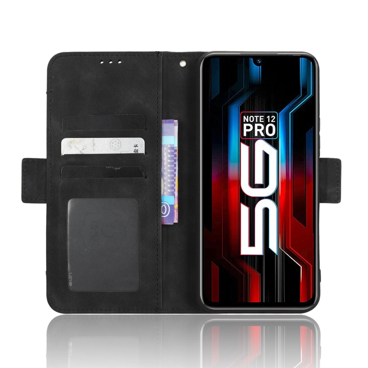 For Infinix Note 12 5G / Note 12 Pro 5G Skin Feel Calf Texture Card Slots Leather Phone Case
