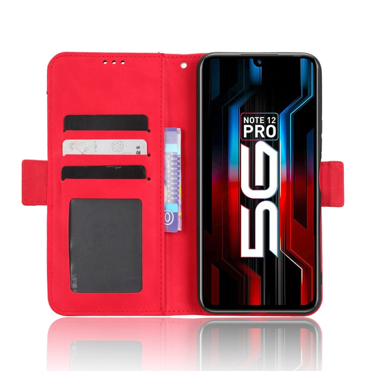 For Infinix Note 12 5G / Note 12 Pro 5G Skin Feel Calf Texture Card Slots Leather Phone Case