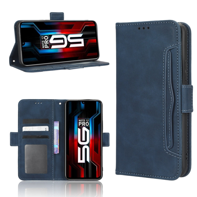 For Infinix Note 12 5G / Note 12 Pro 5G Skin Feel Calf Texture Card Slots Leather Phone Case