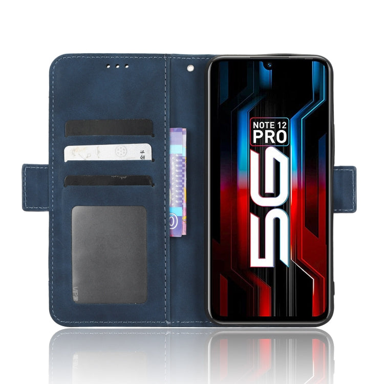 For Infinix Note 12 5G / Note 12 Pro 5G Skin Feel Calf Texture Card Slots Leather Phone Case