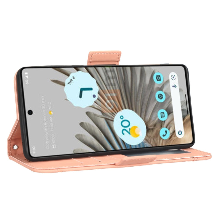 For Google Pixel 7 5G Skin Feel Calf Texture Card Slots Leather Phone Case