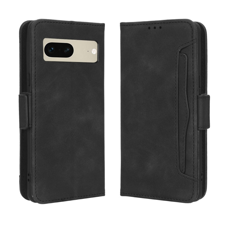 For Google Pixel 7 5G Skin Feel Calf Texture Card Slots Leather Phone Case