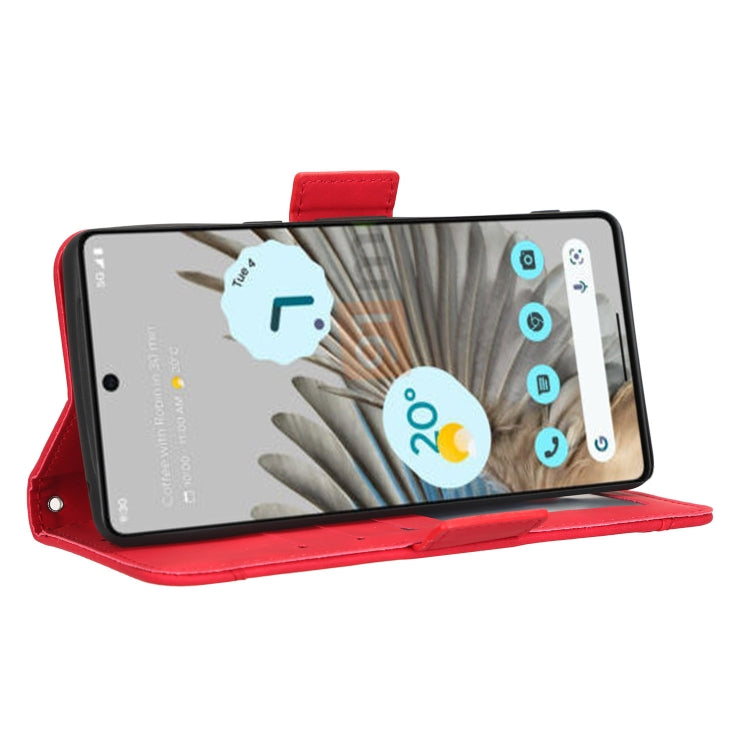 For Google Pixel 7 5G Skin Feel Calf Texture Card Slots Leather Phone Case