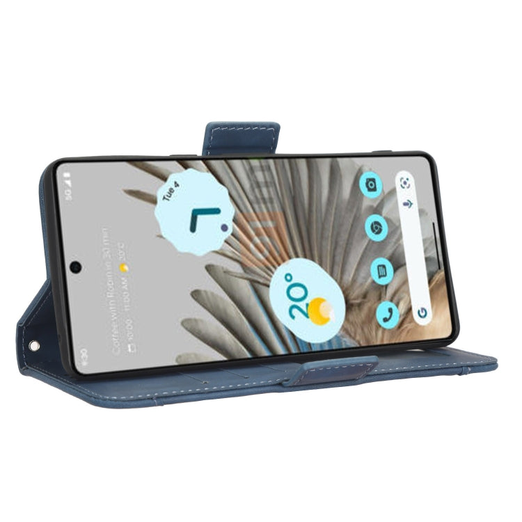 For Google Pixel 7 5G Skin Feel Calf Texture Card Slots Leather Phone Case