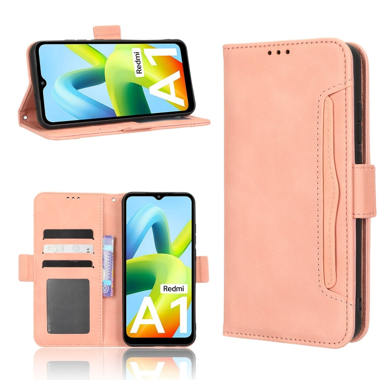 For Xiaomi Redmi A1 Skin Feel Calf Texture Card Slots Leather Phone Case