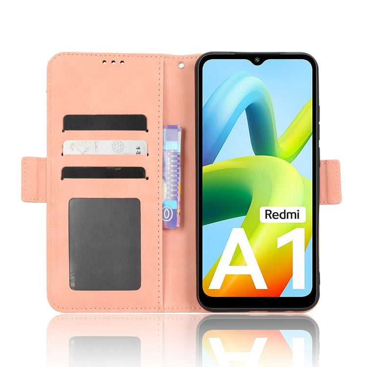 For Xiaomi Redmi A1 Skin Feel Calf Texture Card Slots Leather Phone Case