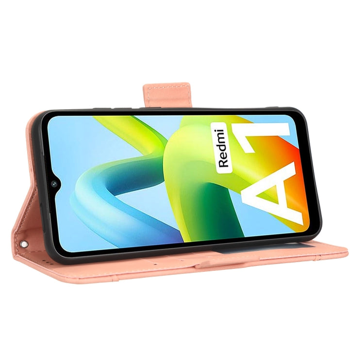 For Xiaomi Redmi A1 Skin Feel Calf Texture Card Slots Leather Phone Case