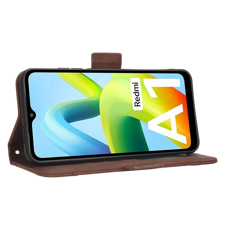 For Xiaomi Redmi A1 Skin Feel Calf Texture Card Slots Leather Phone Case