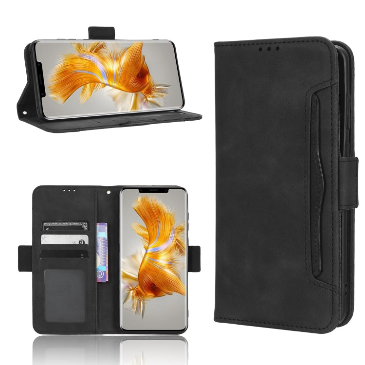 For Huawei Mate 50 Pro Skin Feel Calf Texture Card Slots Leather Phone Case