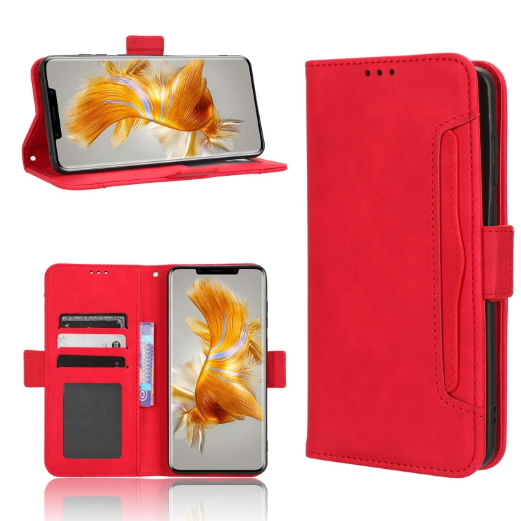 For Huawei Mate 50 Pro Skin Feel Calf Texture Card Slots Leather Phone Case