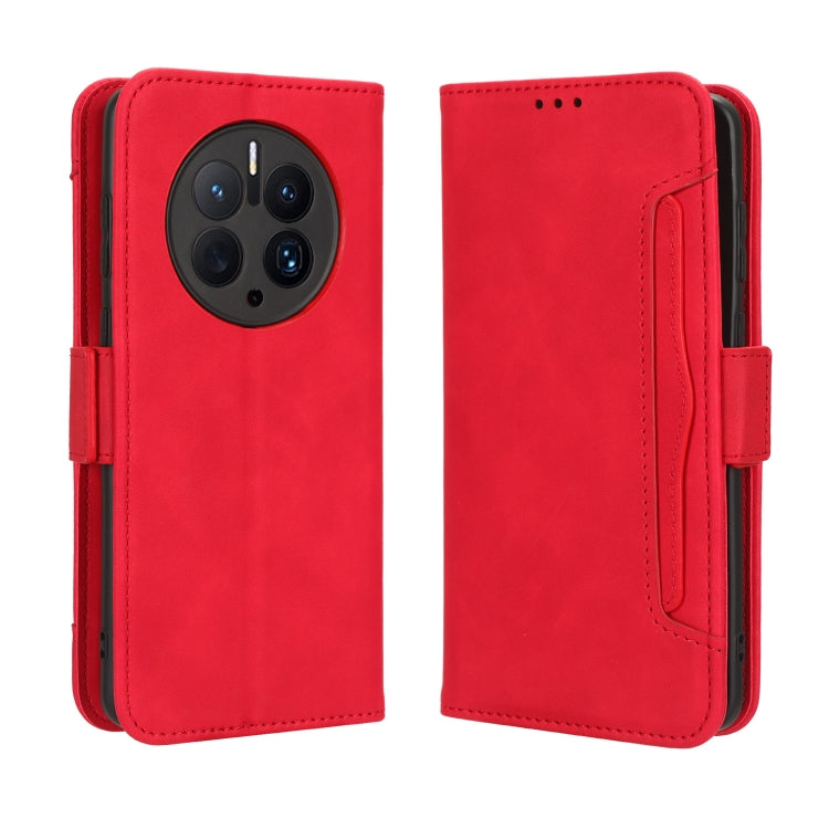 For Huawei Mate 50 Pro Skin Feel Calf Texture Card Slots Leather Phone Case