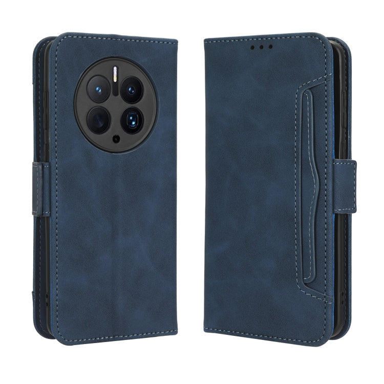 For Huawei Mate 50 Pro Skin Feel Calf Texture Card Slots Leather Phone Case