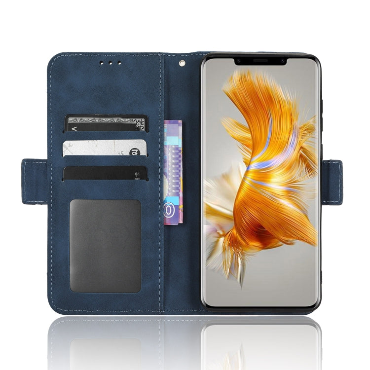 For Huawei Mate 50 Pro Skin Feel Calf Texture Card Slots Leather Phone Case