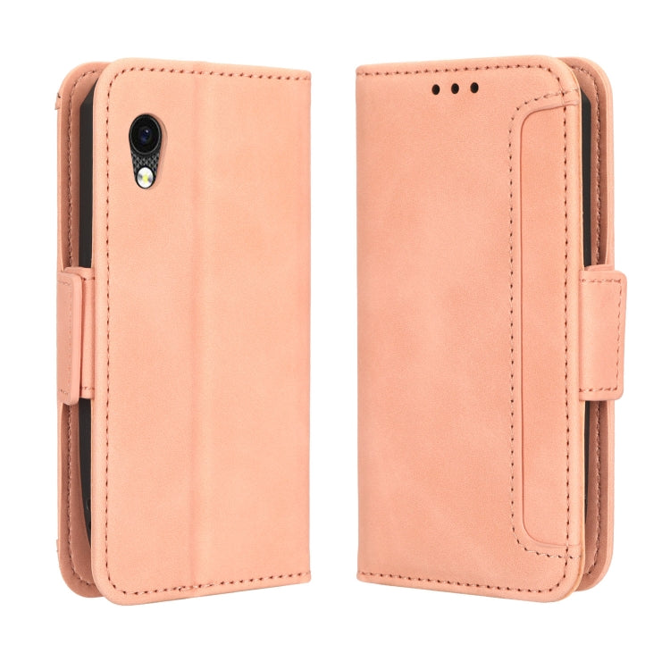 For Cubot Pocket / P50 Skin Feel Calf Texture Card Slots Leather Phone Case