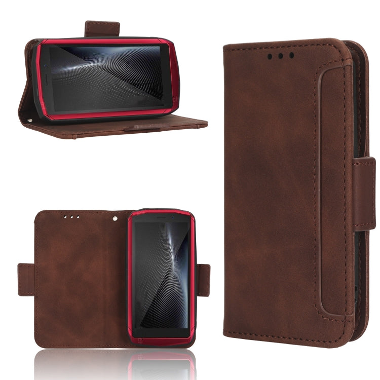 For Cubot Pocket / P50 Skin Feel Calf Texture Card Slots Leather Phone Case