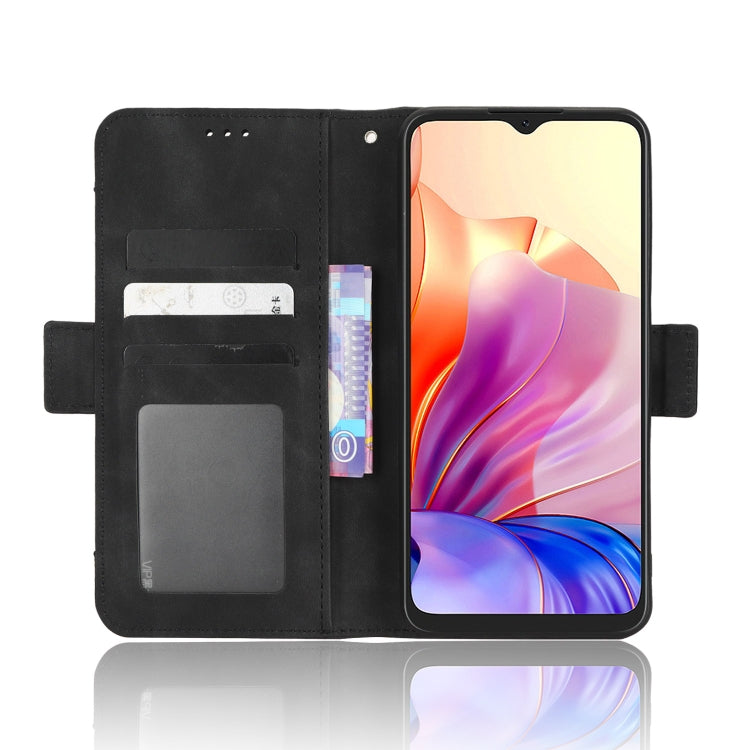 For Blackview OSCAL C80 Skin Feel Calf Texture Card Slots Leather Phone Case