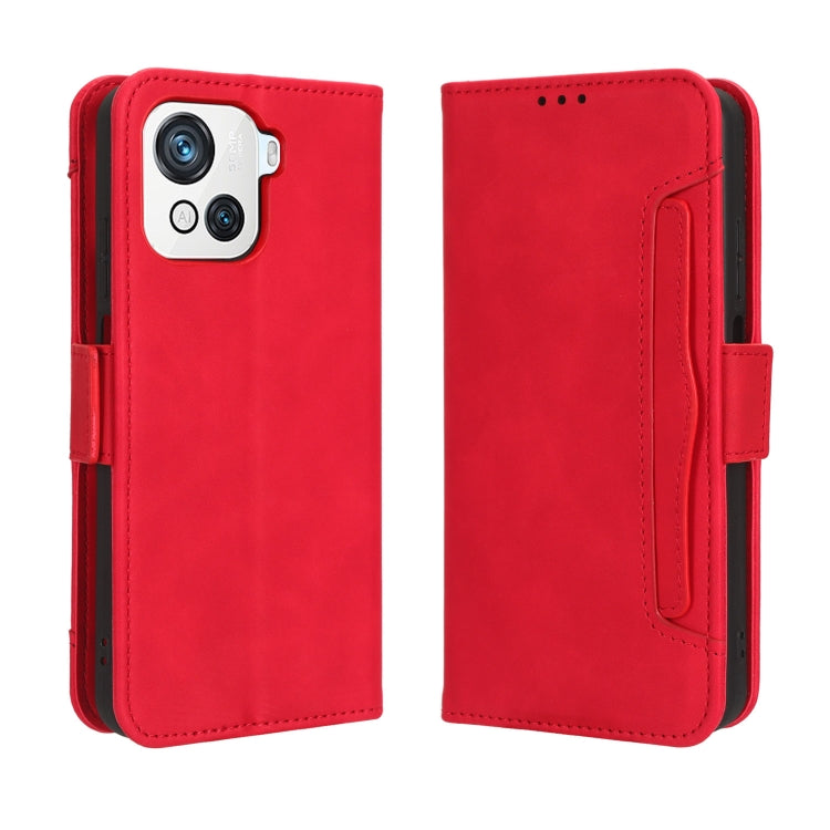 For Blackview OSCAL C80 Skin Feel Calf Texture Card Slots Leather Phone Case