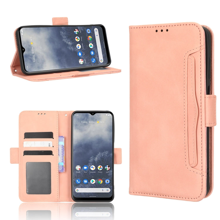 For Nokia G60 5G Skin Feel Calf Texture Card Slots Leather Phone Case