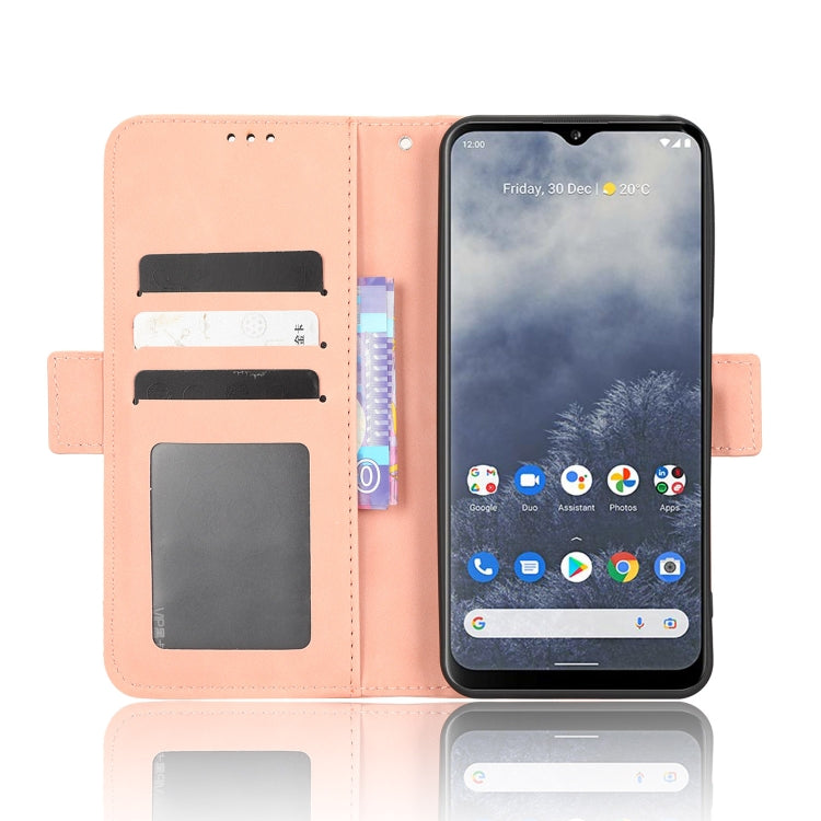 For Nokia G60 5G Skin Feel Calf Texture Card Slots Leather Phone Case