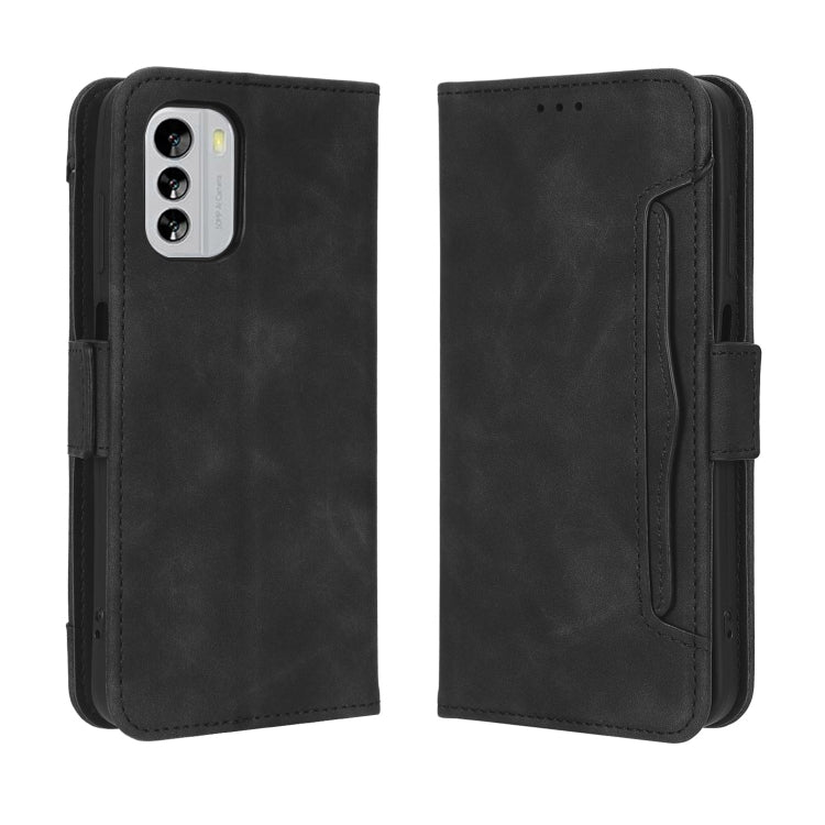 For Nokia G60 5G Skin Feel Calf Texture Card Slots Leather Phone Case