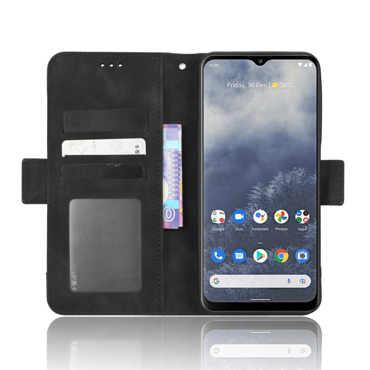 For Nokia G60 5G Skin Feel Calf Texture Card Slots Leather Phone Case