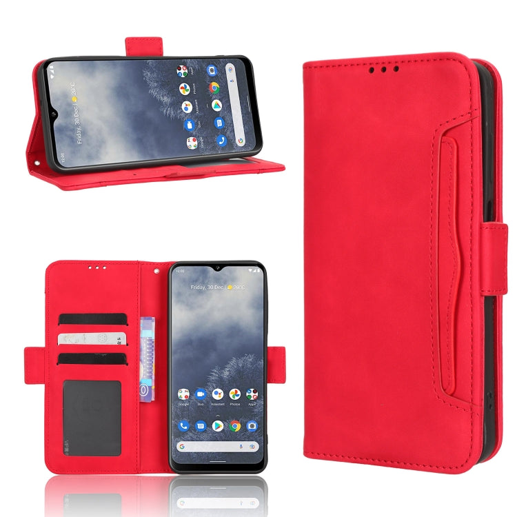 For Nokia G60 5G Skin Feel Calf Texture Card Slots Leather Phone Case