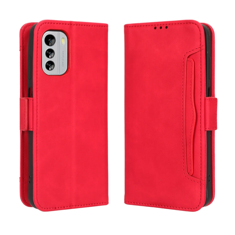 For Nokia G60 5G Skin Feel Calf Texture Card Slots Leather Phone Case