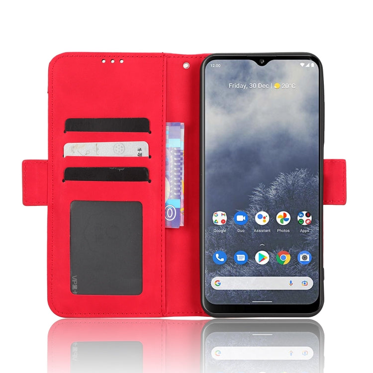 For Nokia G60 5G Skin Feel Calf Texture Card Slots Leather Phone Case