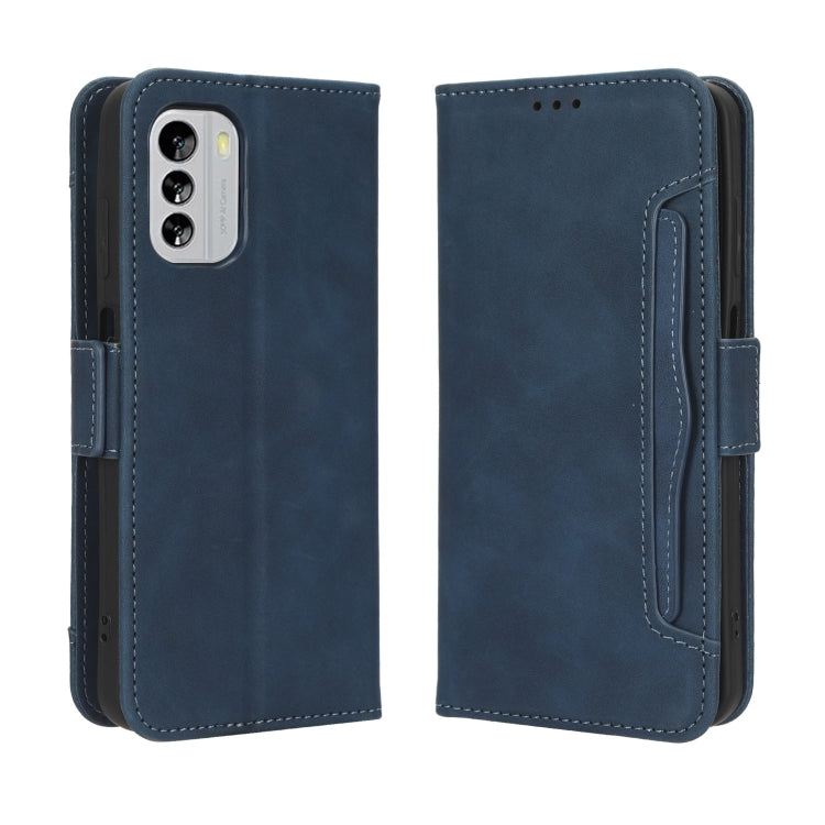 For Nokia G60 5G Skin Feel Calf Texture Card Slots Leather Phone Case