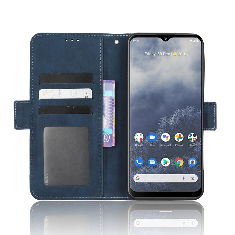 For Nokia G60 5G Skin Feel Calf Texture Card Slots Leather Phone Case