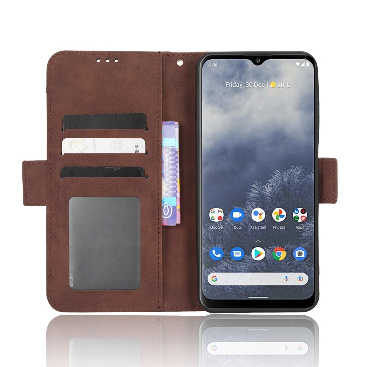 For Nokia G60 5G Skin Feel Calf Texture Card Slots Leather Phone Case