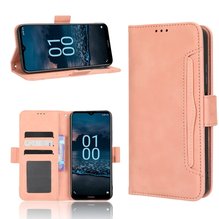 For Nokia G100 Skin Feel Calf Texture Card Slots Leather Phone Case