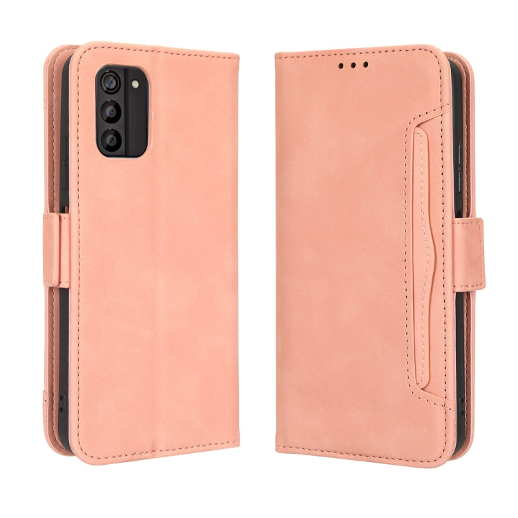 For Nokia G100 Skin Feel Calf Texture Card Slots Leather Phone Case