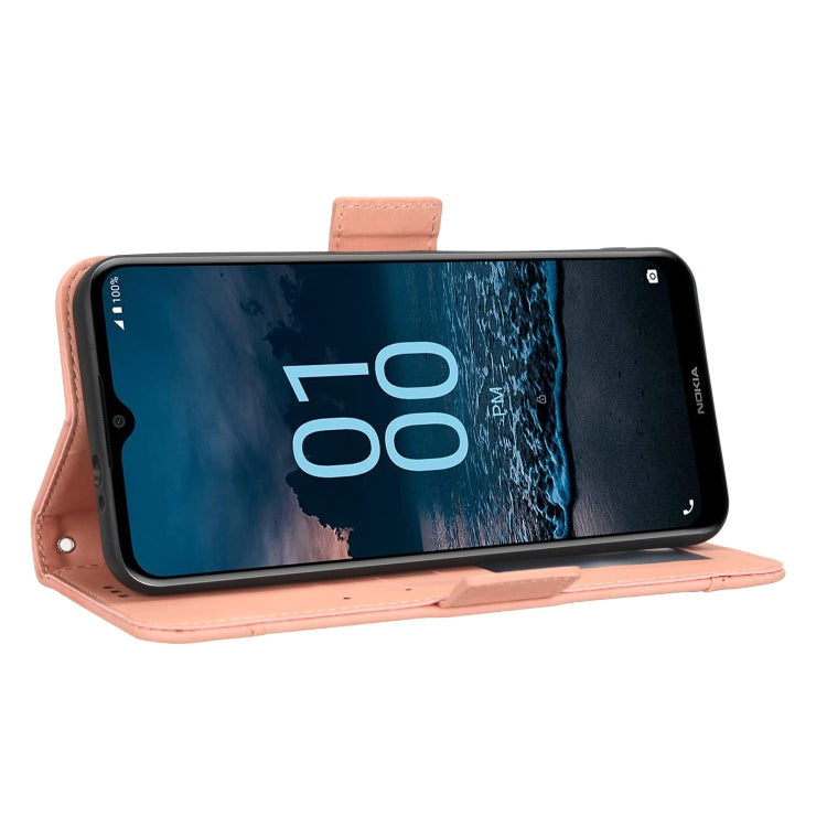 For Nokia G100 Skin Feel Calf Texture Card Slots Leather Phone Case